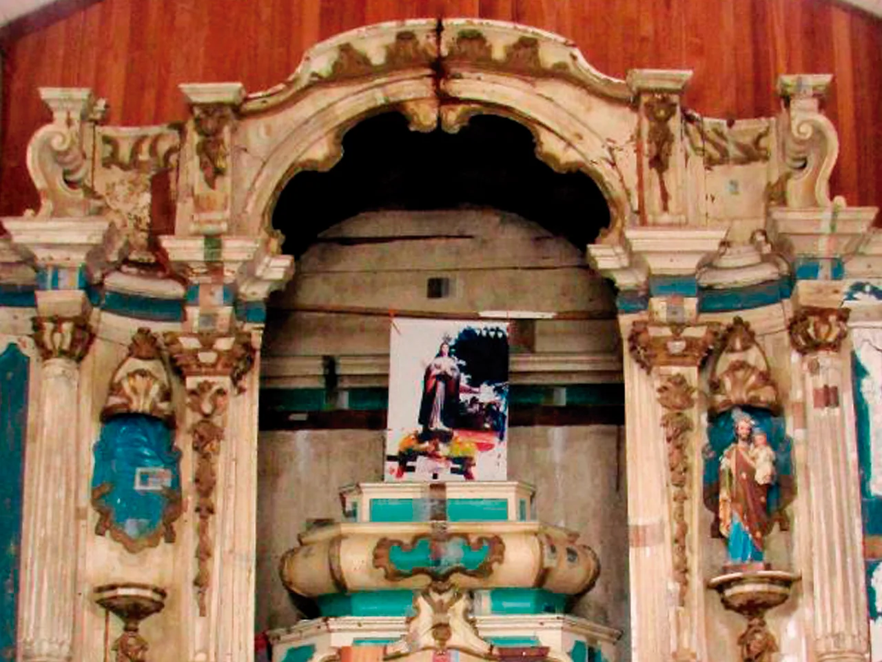 Retábulo-mor da Capela Olhos D’água restaurado e entregue à comunidade entrerriense